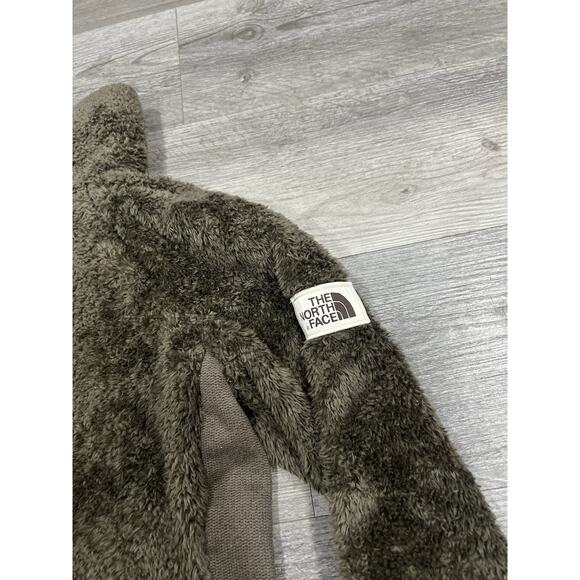 The North Face Jacket Womens Medium Tan Fleece Off Full Zip Hiking Sherpa - Picture 2 of 3